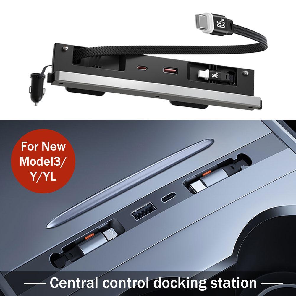 Usb Hub Type C - Tesla Model 3/Y/YL için Araba Merkezi