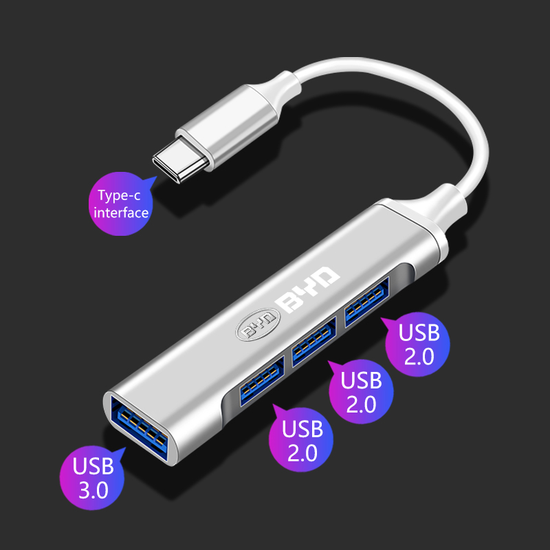 Usb Hub Type C - Type-C USB Adaptör Çoklu Port Dağıtıcı