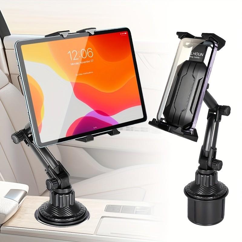 Tablet Car Mount - Bardaklık Tablet ve Telefon Tutucu, Araç
