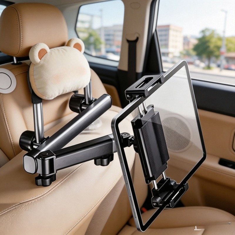 Tablet Car Mount - Araç Koltuk Başlığı Tablet Tutucu Teleskopik