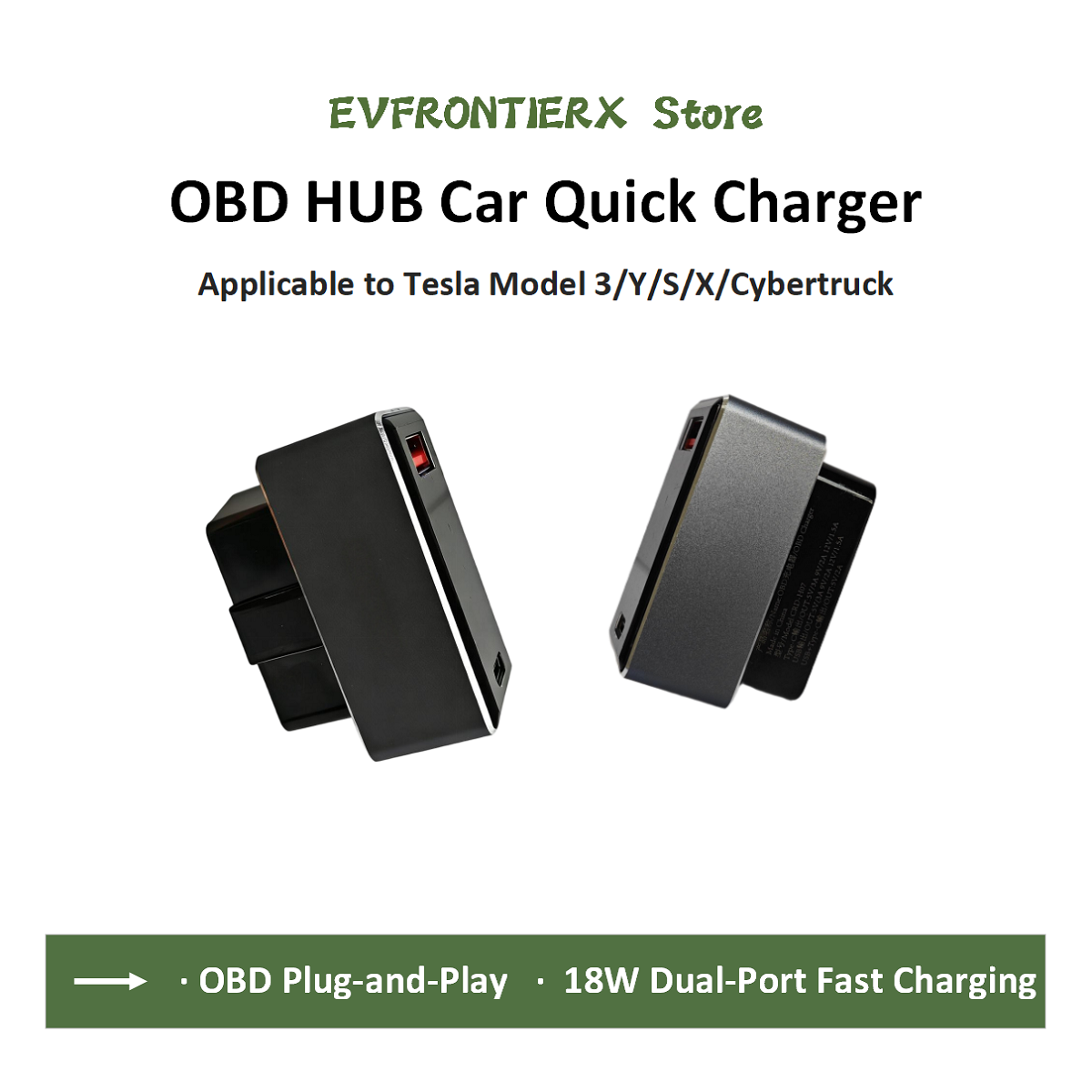 Usb Hub Type C - Tesla Model 3/Y/X/S/Cybertruck için OBD Hızlı