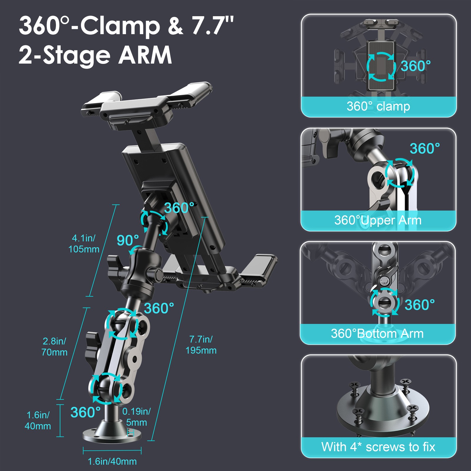 Kamyonlar için Tablet Tutucu,  - Tablet Car Mount incelemesi ve fiyatı