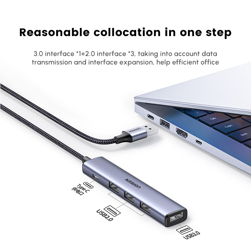 UGREEN 4 USB2.0 Portlu, 1 Tip  - Usb Hub Type C incelemesi ve fiyatı