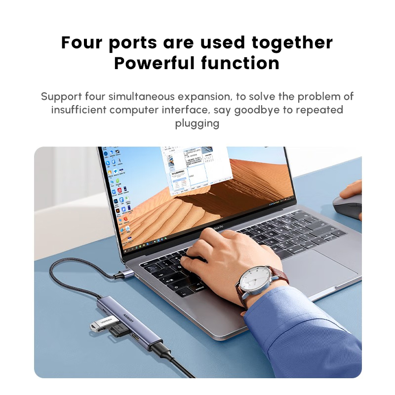 UGREEN 4 USB2.0 Portlu, 1 Tip  - Usb Hub Type C incelemesi ve fiyatı