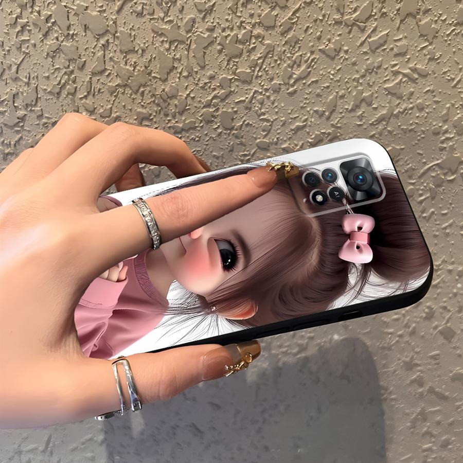 Karikatür Kız Desenli Telefon  - Tablet And Accessories Case incelemesi ve fiyatı