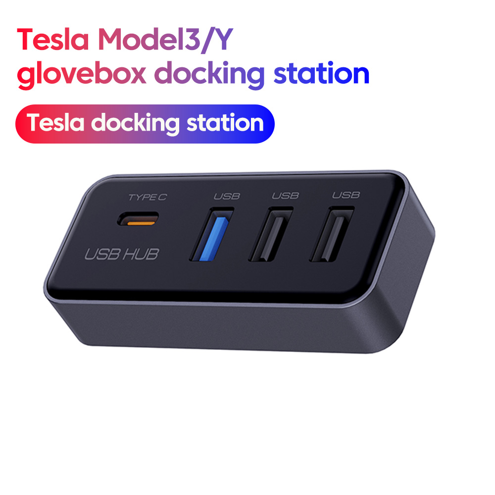 Tesla Model3/Y İçin 4'ü 1 Arad - Usb Hub Type C incelemesi ve fiyatı